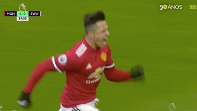 Manchester United fans are loving Alexis Sánchez’s celebration after his goal against Swansea