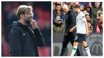 Jurgen Klopp fears the worst about Adam Lallana’s injury