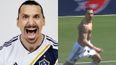 Zlatan Ibrahimovic scores 40-yard volley on LA Galaxy debut