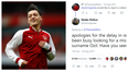 Mesut Özil fires back at Stoke Police #banter tweet