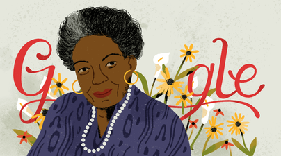 Google honour Dr. Maya Angelou with stunning 90th birthday doodle