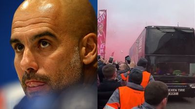 Pep Guardiola has been speaking about the incident before Man City’s Champions League loss to Liverpool