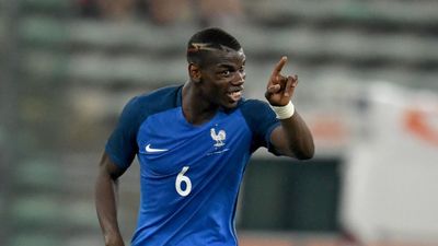 Paul Pogba’s hair is Man City colours but there’s a good reason