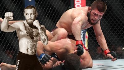 Khabib Nurmagomedov had a call-out ready but it wasn’t for Conor McGregor