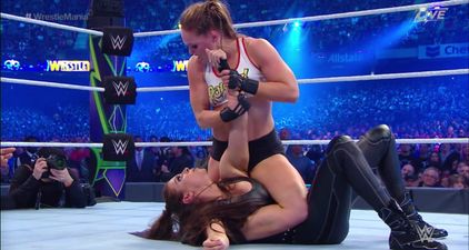 Ronda Rousey tapped out Stephanie McMahon in her first WWE match