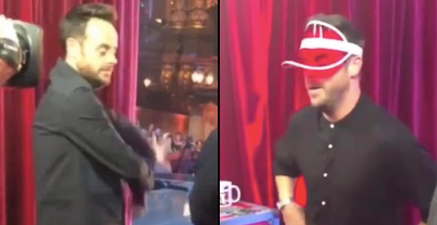 Behind the scenes footage of Ant McPartlin on Britain’s Got Talent just got leaked