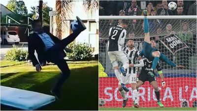 Argentine journalist ends up in hospital after attempting to recreate Cristiano Ronaldo’s golazo