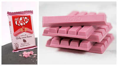 KitKat are launching a brand new pink chocolate bar