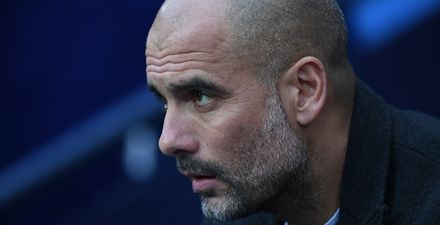 Pep Guardiola was sent off for going berserk with old nemesis on half-time whistle