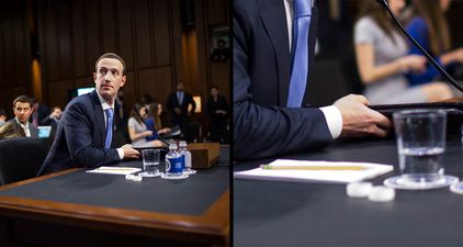 Zoomed photo shows Zuckerberg’s secret notes for congressional hearing