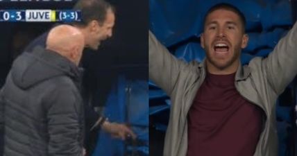 Juventus boss Max Allegri reveals what he said to Sergio Ramos during penalty chaos