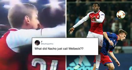 Nacho Monreal’s congratulation to Danny Welbeck has raised some fans’ eyebrows