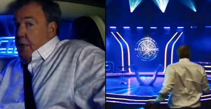 Jeremy Clarkson spins car into the Who Wants to be a Millionaire? studio in first look at new series