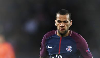 Only one player has won as many trophies as Dani Alves after he wins Ligue 1 with PSG