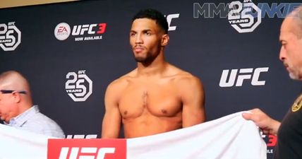 MMA fighter knew he was missing weight before he even stepped on the scales