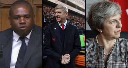 David Lammy uses Wenger resignation to rinse Theresa May