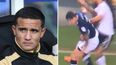 Tim Cahill avoided a red card despite landing an elbow on Fulham player