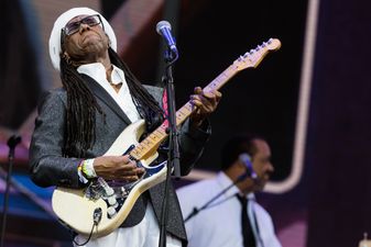 Watching Nile Rodgers perform 13 songs in 60 seconds is amazing