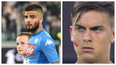 Napoli and Juventus players wear red paint on faces for heartbreaking reason