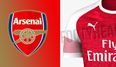 Pictures of Arsenal’s 2018/19 home shirt have been leaked