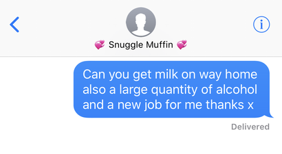 12 texts you’ve definitely sent to your other half during work