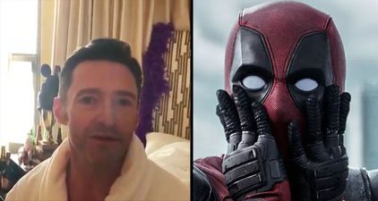 Deadpool hilariously interrupted Hugh Jackman while he was recording a birthday message