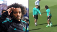 WATCH: Marcelo pulls off touch of the season in Real Madrid training ground footage