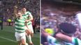 Celtic player used a police officer’s hat during goal celebration against Rangers