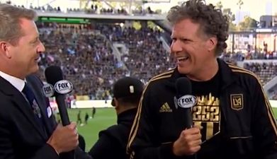 Will Ferrell goes full Ron Burgundy as he announces the LA team in bizarre fashion