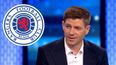 Steven Gerrard has directly addressed the Rangers rumours on live TV