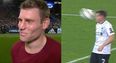 James Milner saw the funny side to his freak own-goal against Roma