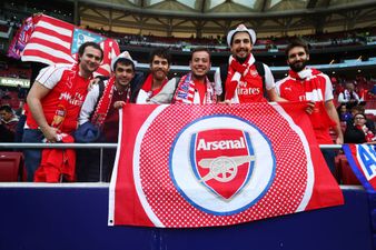 Arsenal fans reckon they’re set for victory in Madrid after discovering they’re not playing in blue