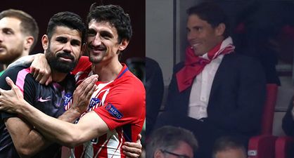 ‘Ultimate snake’ Rafael Nadal spotted wearing Atletico Madrid colours, despite being a Real Madrid fan