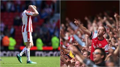 Arsenal supporters are particularly pleased about Stoke City’s relegation