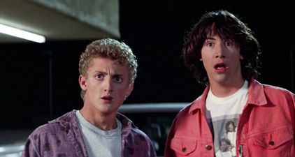 Excellent news, as Bill and Ted 3 is finally happening