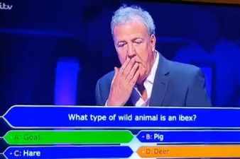 Jeremy Clarkson makes dream-shattering error on Who Wants To Be A Millionaire