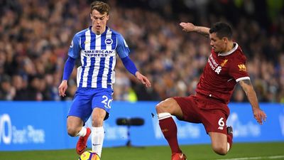 Brighton player forced to apologise for gesture he made after Liverpool thrashing