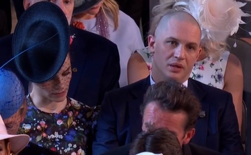 Tom Hardy turned up bald to the royal wedding and you can imagine the response