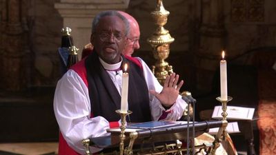 The royal family’s faces during Bishop Michael’s sermon were hilarious