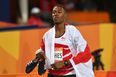 British sprinter beats Yohan Blake and Tyson Gay in Boston 100m