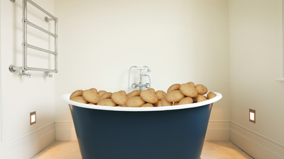 Man caught filling hotel bathtub up with potatoes while wearing a bra on drugs