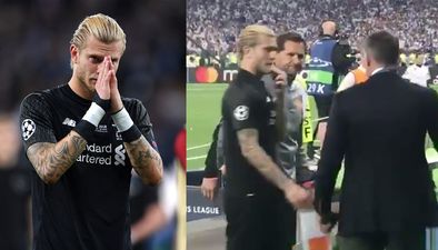 WATCH: Jamie Carragher consoles heartbroken Loris Karius after Champions League final errors