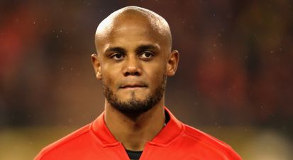 Vincent Kompany forced off injured just two weeks before World Cup begins