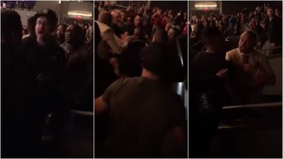 UFC welterweight contender involved in brawl with fan at New York MMA event