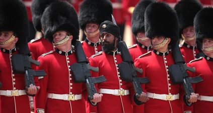 Sikh soldier makes history by wearing turban during Trooping the Colour parade