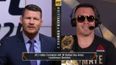 Michael Bisping tears into Colby Covington to his face after interim title win