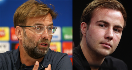 Mario Götze hints at reunion with Jürgen Klopp at Liverpool