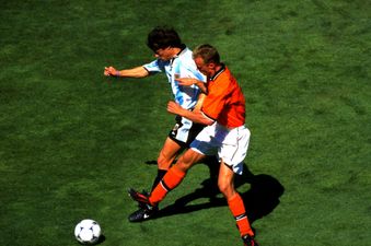 World Cup Moments: Dennis Bergkamp’s perfect first touch helps sink Argentina