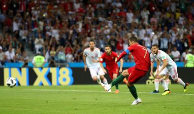 People are divided over whether Cristiano Ronaldo should have been awarded a penalty against Spain