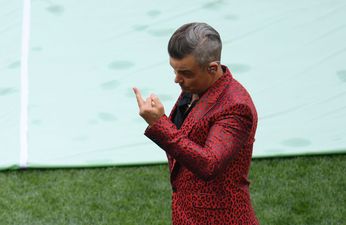 Robbie Williams explains what he meant by World Cup opening ceremony gesture